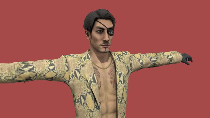 yakuza like a dragon - Majima 3D Model