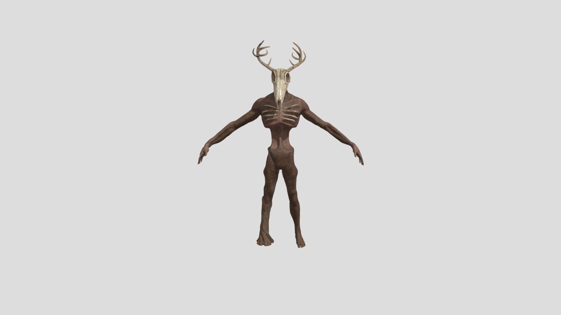 Wendigo - 3D model by Ozan Leylek (@OzanStork) [9d91d39] - Sketchfab