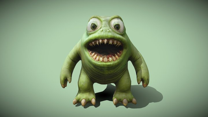 Green Monster 3D Model