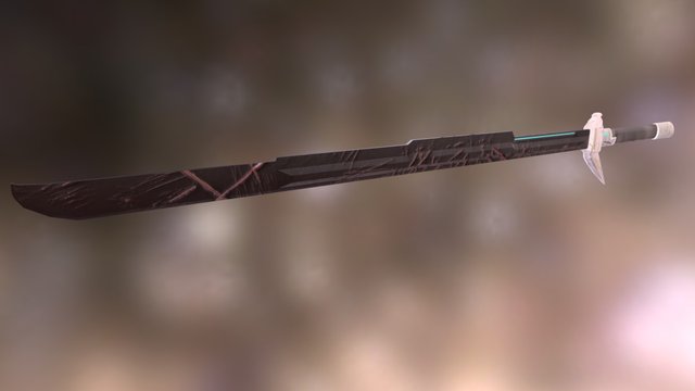 Sci-Fi Sword 3D Model