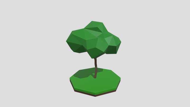 Tree lowpoly 3D Model