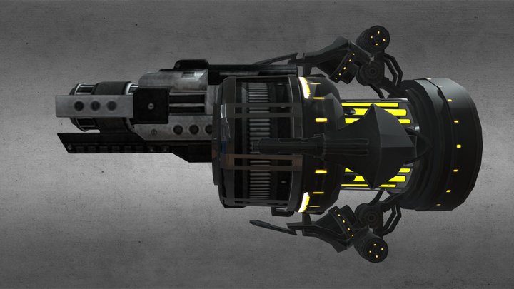 Custom Astro Blaster 3D Model