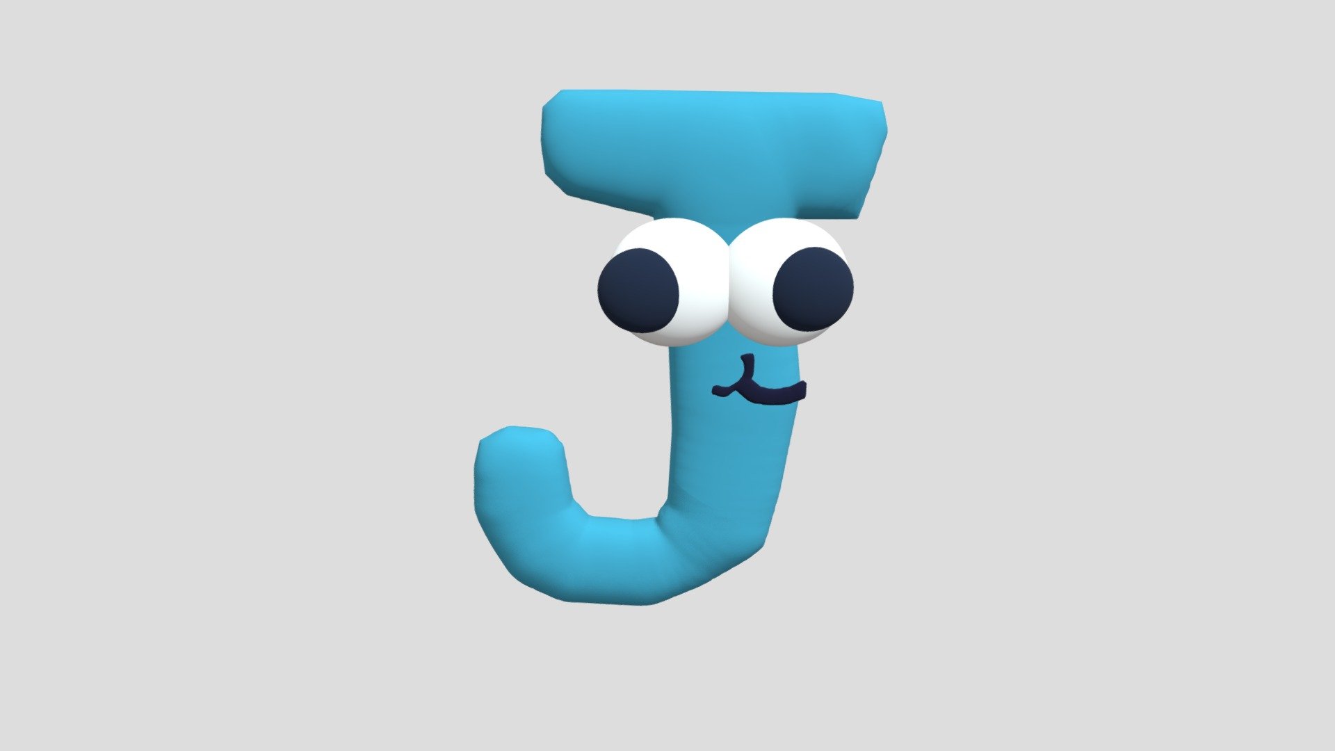 Baby J (Alphabet Lore) - Download Free 3D model by aniandronic  (@aniandronic) [a3d22b9]
