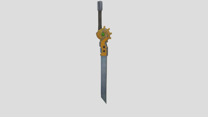 Gear Sword 3D Model