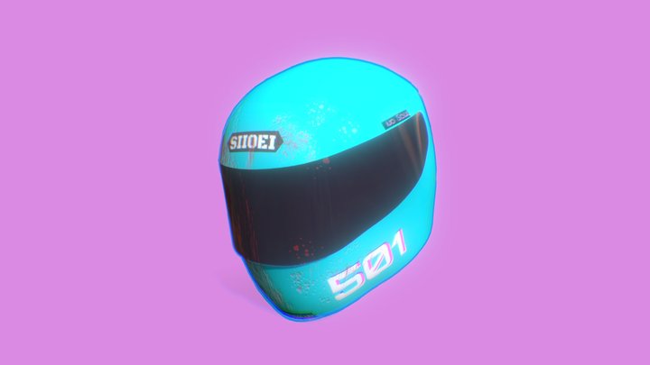 Hotline Helmet 3D Model