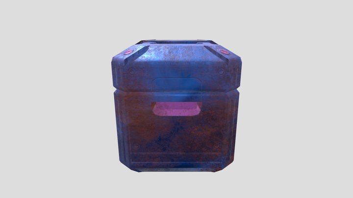 Sci Fi Crate V2 3D Model