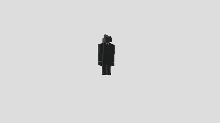 Big cameraman minecraft 3D Model