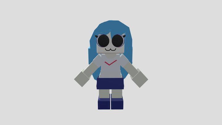 fnf ski (fan model) 3D Model