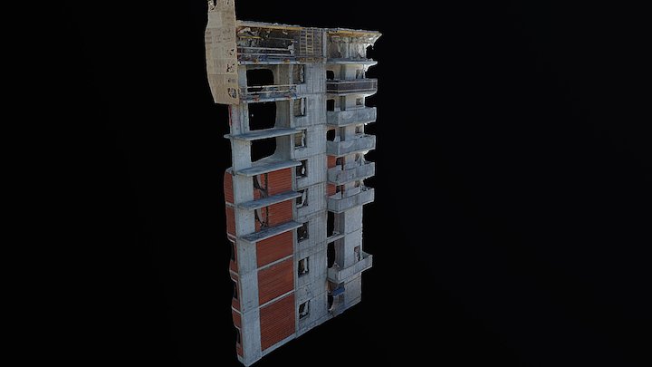 Yunost_Bldng1_North 3D Model