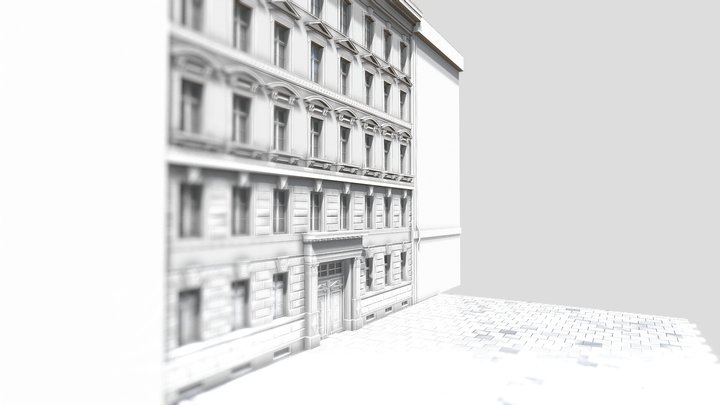 Munich Fassade 01 3D Model