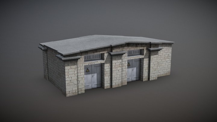 Transformer Booth | LowPoly 3D Model