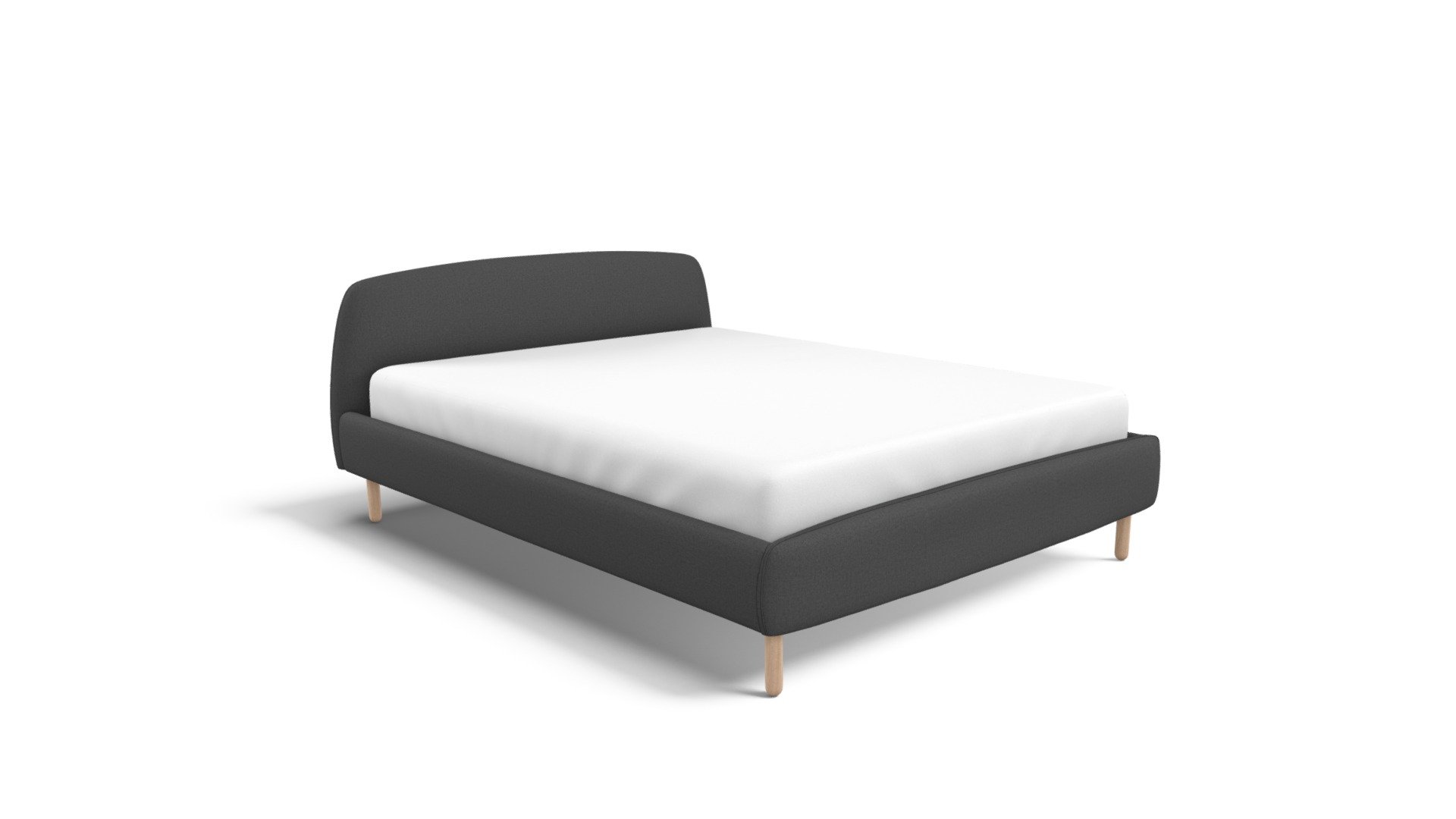 Jonah Kingsize Bed, Shire Grey