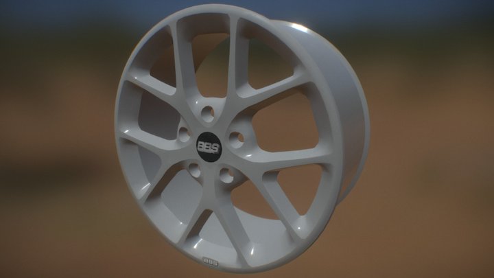 BBS SR Rim 3D Model
