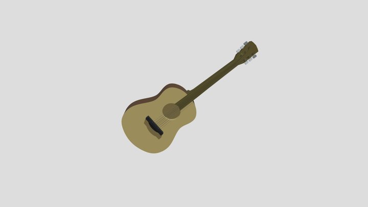 Guitar 3D Model