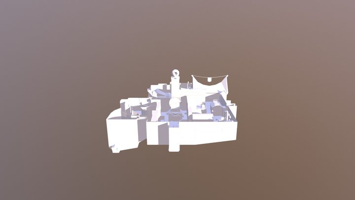 Zelda MM - Clock Town 3D Model