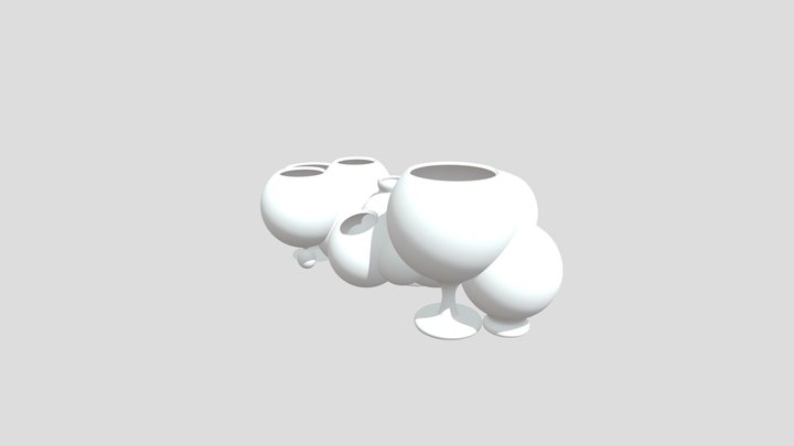 Bubble Pot Body 3D Model