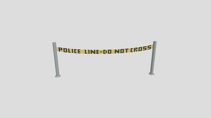 Line Police 3D Model