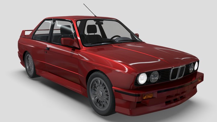BMW M3 E30 3D Model