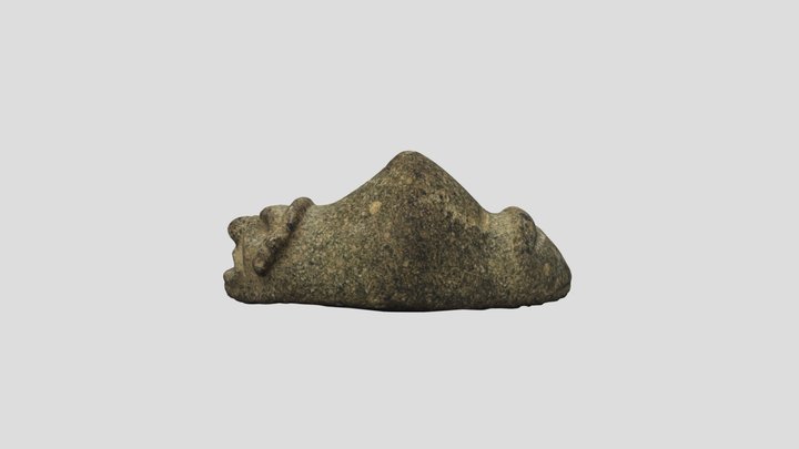 Cemí (or Zemí): 3-Pointed Stone 3D Model