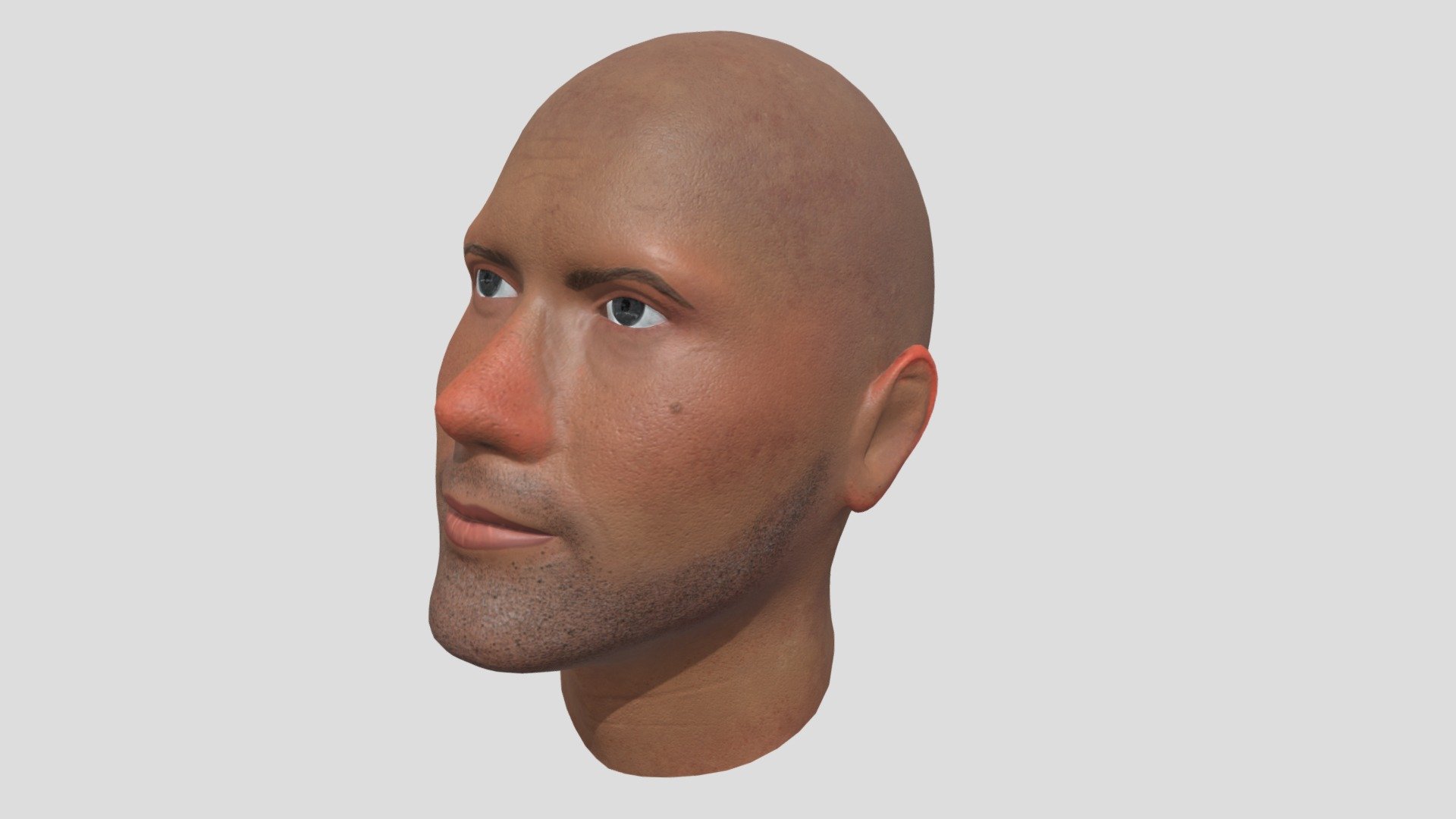 Dwayne Johnson bust