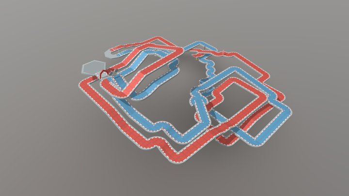 Ajamaja Go! Base level 3D Model