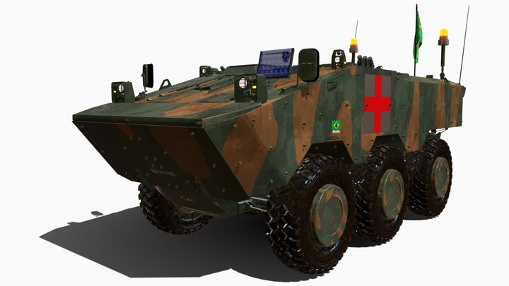 Chápeu Caatinga Exército Brasileiro - 3D model by lopesera2019