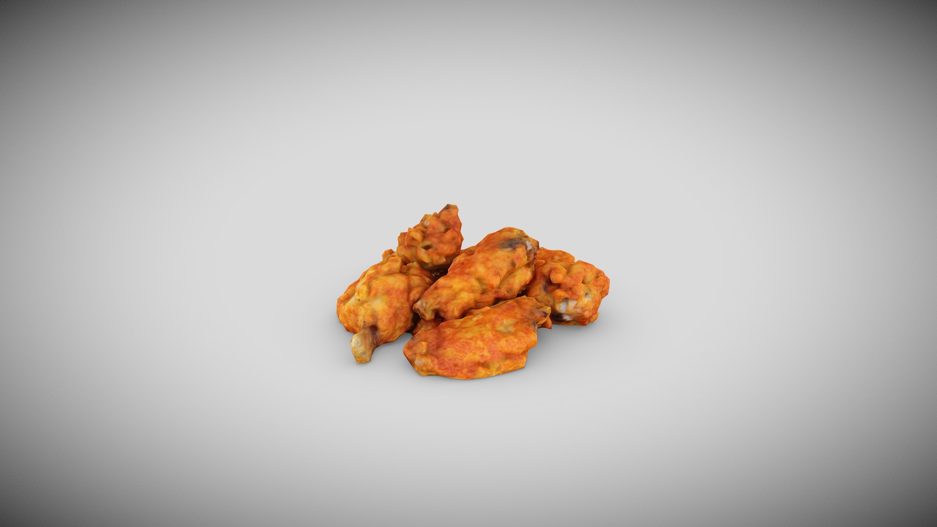 3D model Wings - This is a 3D model of the Wings. The 3D model is about a group of peanuts.