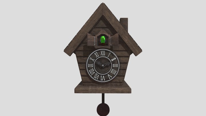 Cuckoo Bird Clock 3D Model