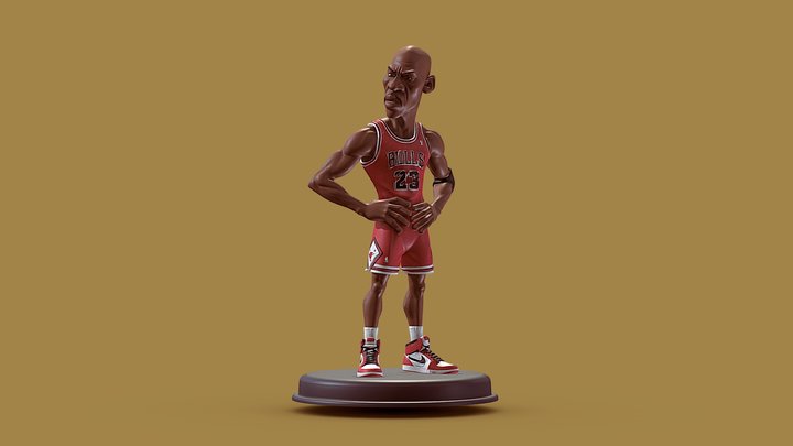 Michael Jordan 3D Model