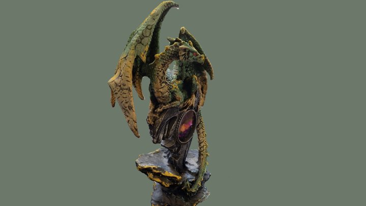dragon statue 3D Model