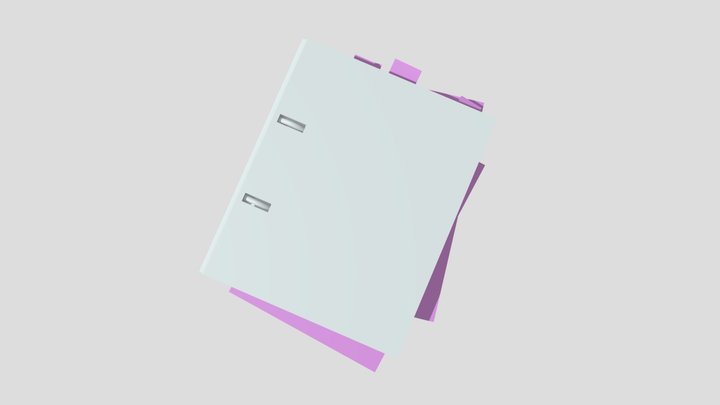 Messy Binder 3D Model