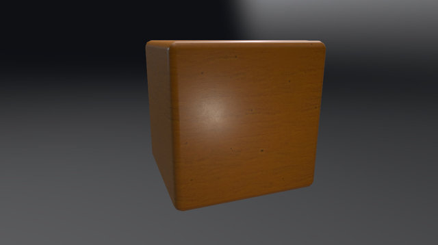 Wood Panel Material 3D Model