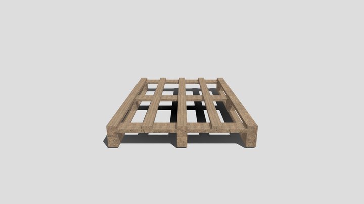 Euro Pallet 3D Model
