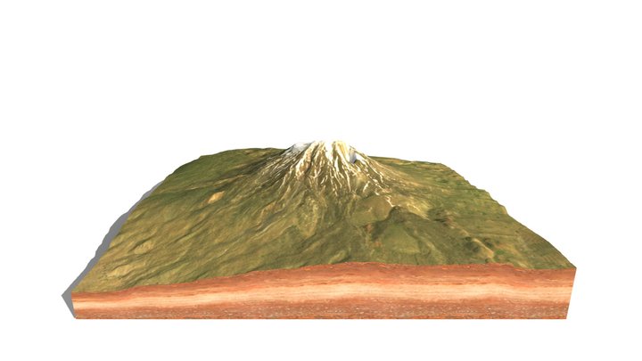 Ağrı Dağı 3D Model