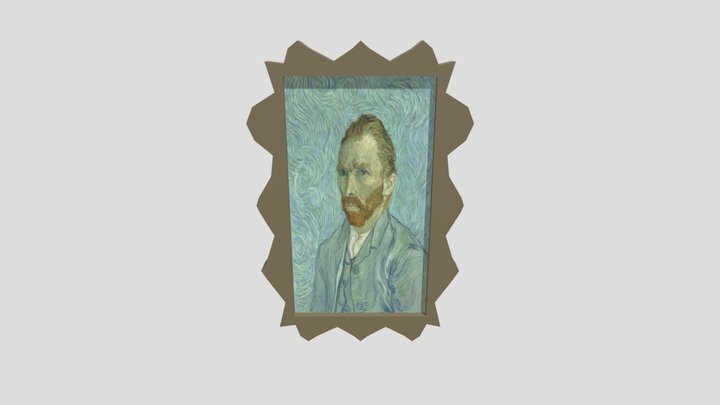 Van Gogh Self Portrait 3D Model