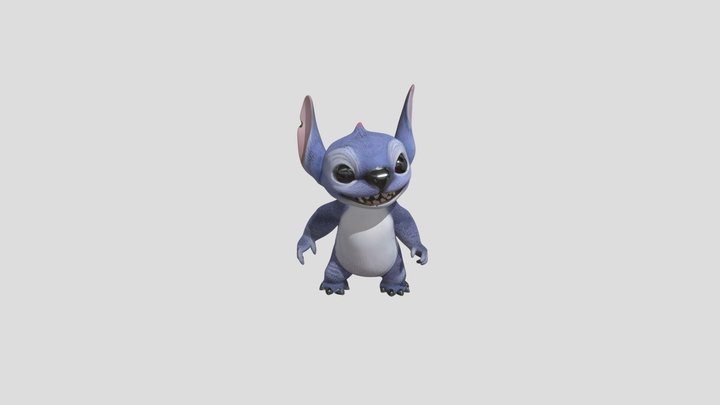 Stitch live Action 3D Model