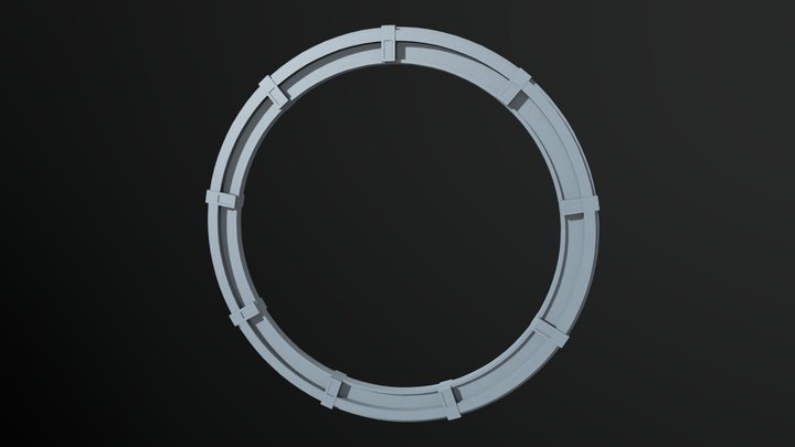 Tollan Stargate 3D Model