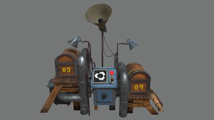Strange machine 3D Model