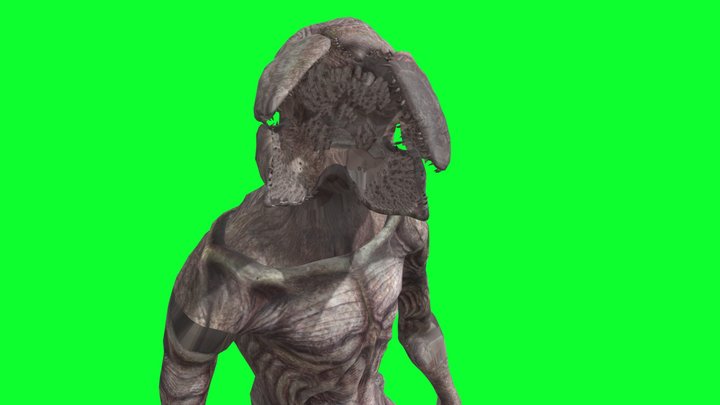 Unarmed-idle-looking-ver-2 3D Model