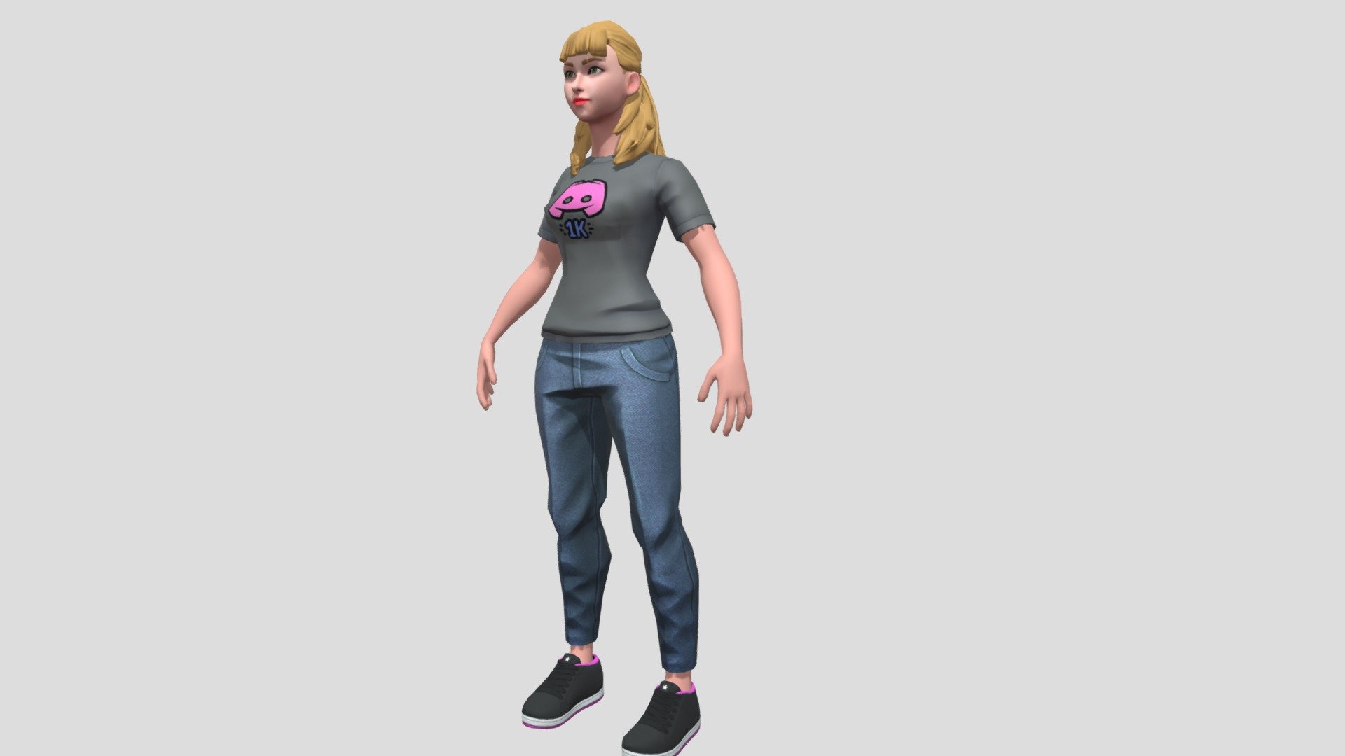 Munabl Girl Rigged
