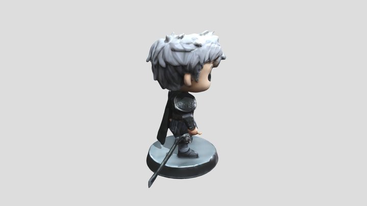 Funkopop Figure Of Knight 3D Model