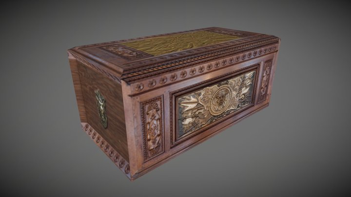 Treasure chest – Kostenloses 3D-Modell STL