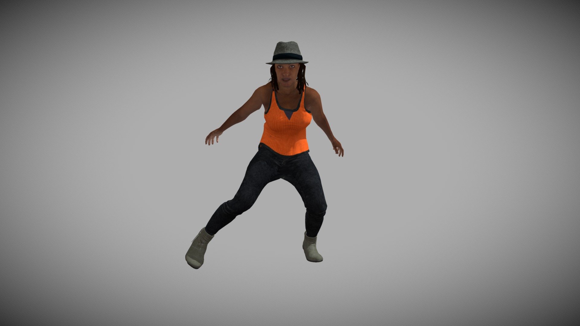 Animated Female Dances the Brooklyn Uprock - 3D model by LasquetiSpice ...