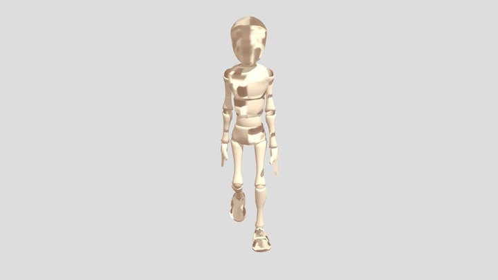 Walk Cycle Animation 3D Model