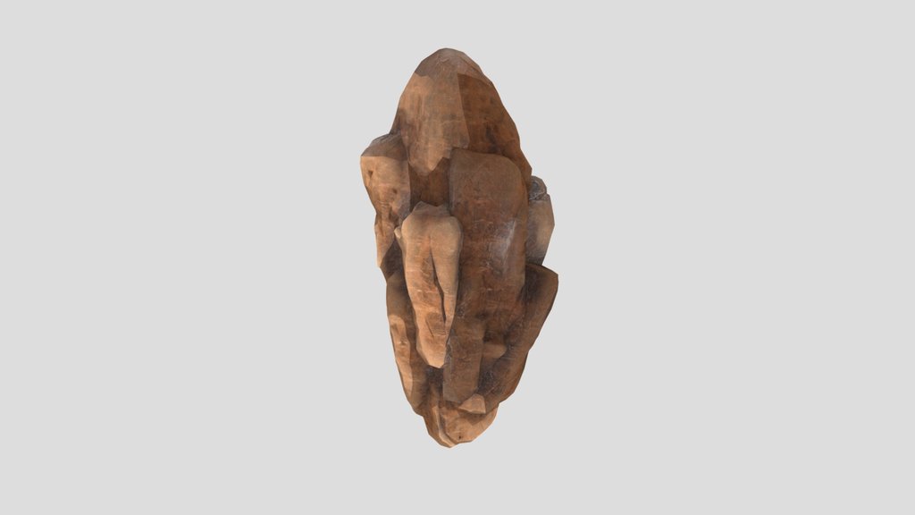 Mountain Cliff Stone Red