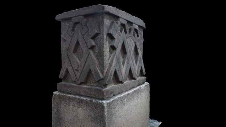 Modelo 3d de escultura de Rana 3D Model