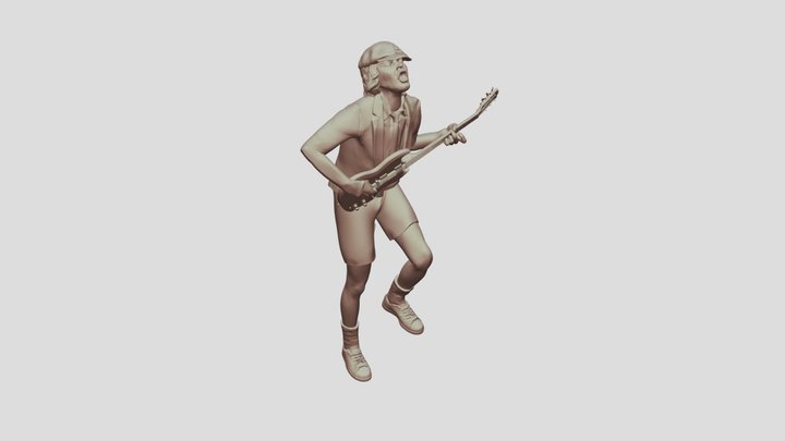 Angus_young 3D Model
