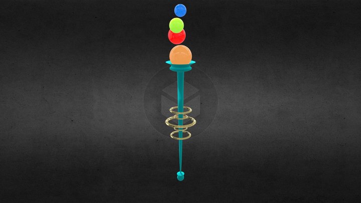 Element_Staff 3D Model