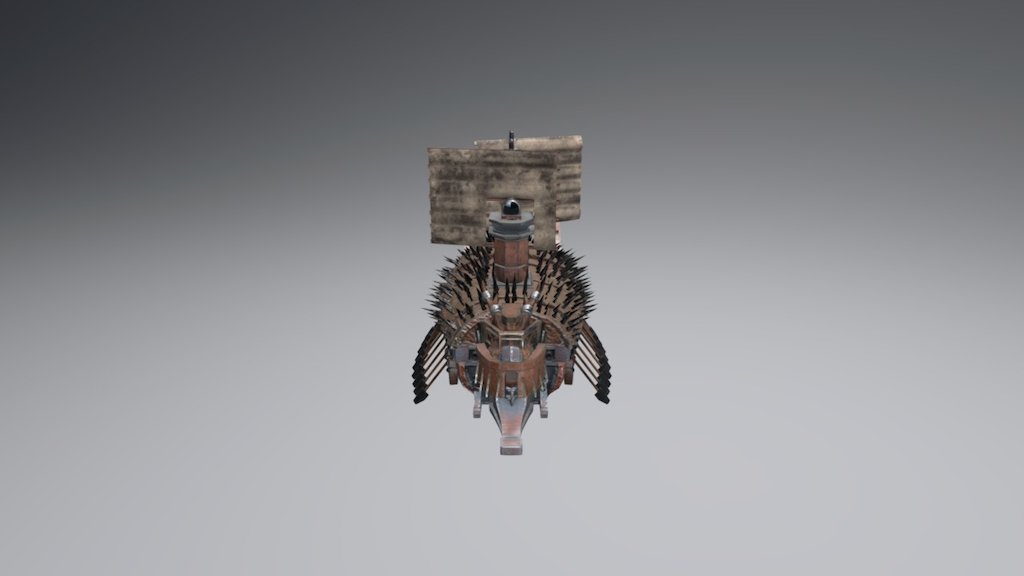 Apocalyptic Turtle Ship - 3D model by Wu-Gene Hong (@wugenehong ...