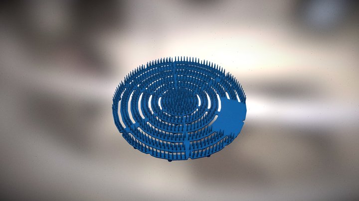 écran urinoir 3D Model